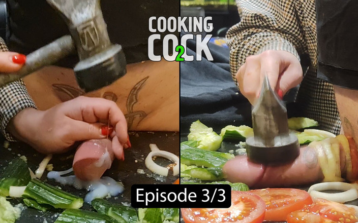 SinfulCat: CBT. Extremo Pau e Tormento Uretral na Cozinha! Cozinhando pau 2....
