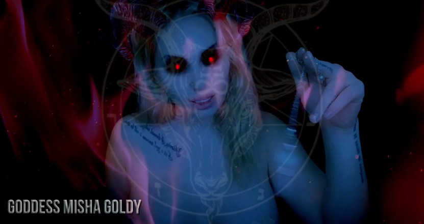 Goddess Misha Goldy: Senti la beatitudine che ti do e dono al mio...