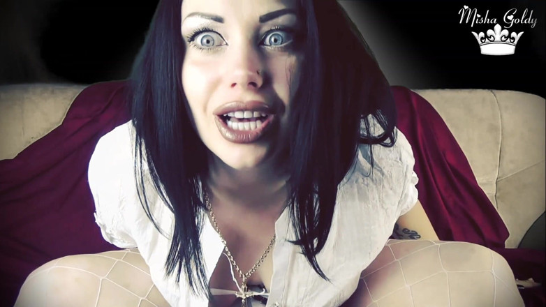 Goddess Misha Goldy: For my obedient good boy! Your cock is mine - wank...