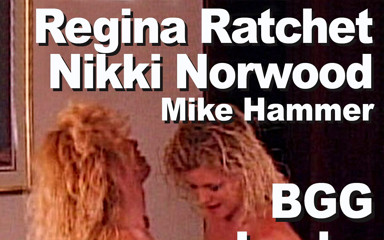 Edge Interactive Publishing: Nikki Norwood & Regina Ratchet & Mike Hammer BGG, lesbo, 핥기, 빨기