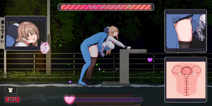 NSFWOtaku: Pertemuan khusus pegawai toko semok - adegan permainan hentai pixel
