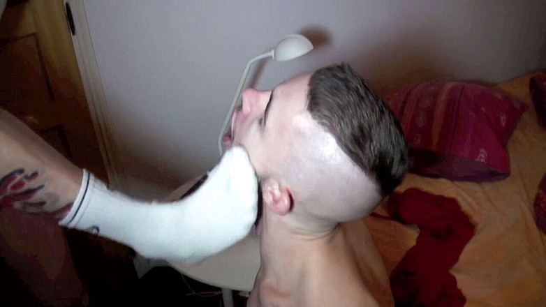 Raw French Bad boys: Niko unterwürfickte sich Jo, einen turnschuh-top-jungen