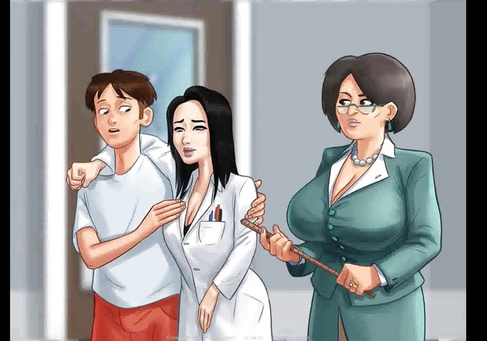 Dirty GamesXxX: Saga estivale : une prof MILF se promène à la fac avec...