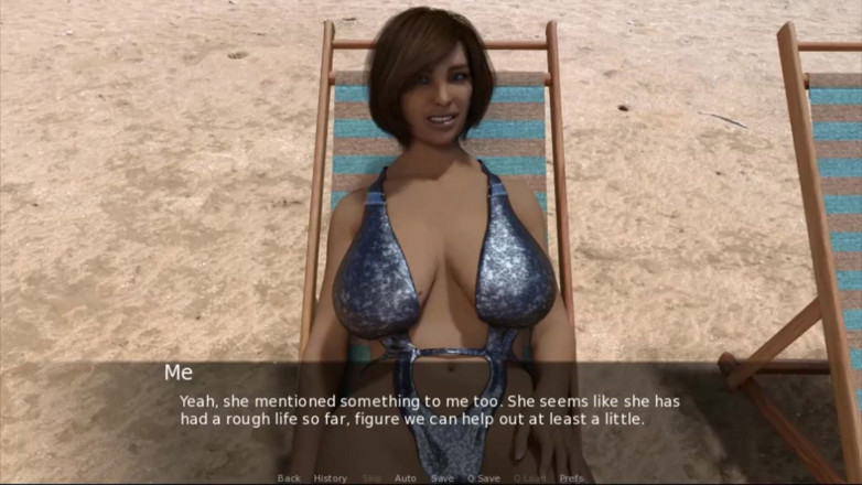 Visual Novels: Orta yaşlı seksi kriz bölüm 14 - gençlerle tatil köyü