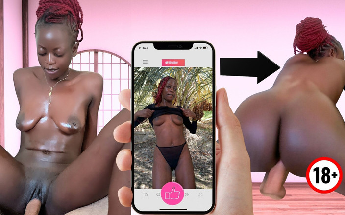 Lust World VR: 欲求不満の若いアフリカ系スラットVR 3D 8K 60fpsで右スワイプした
