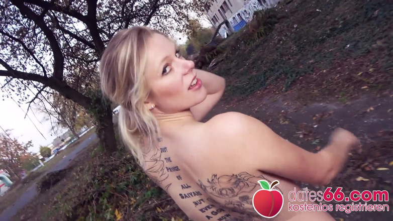 Dates66: La blonde Claudia Swea se fait baiser au milieu de...