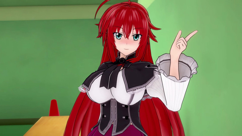 Fantasy king: Rias Gremory se fait baiser dans la bibliothèque - série Dxd...