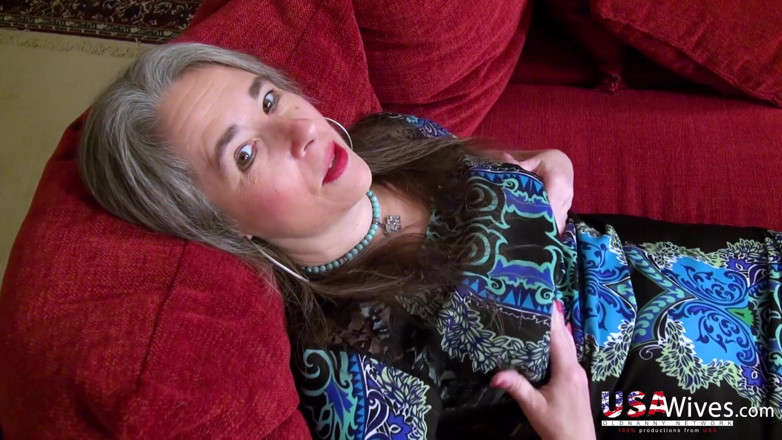 Old Nanny: USA Wives - Gray hair and hairy pussy old wife in...