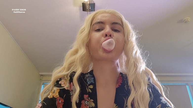 Faith Eros: Bubble gum findom - teil 16 (keine musik)