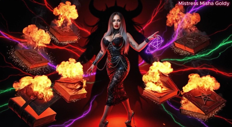 Goddess Misha Goldy: Pekelné sperma ničí tvou duši