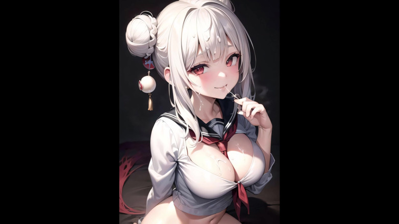 Aiart asian: Hentai Anime Art Svádění drzého jk Generované Ai
