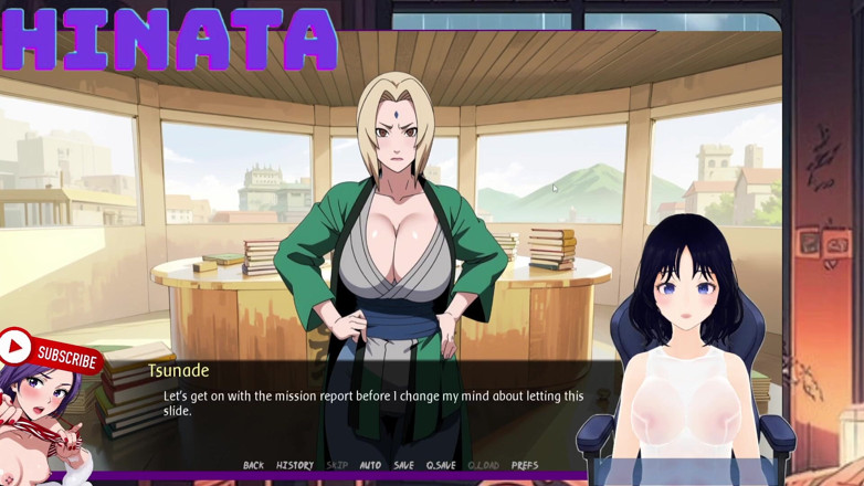 Hinata Queen: Shinbi sırları bölüm 9. Hokage ofisinde tsunade'i gözetliyorum