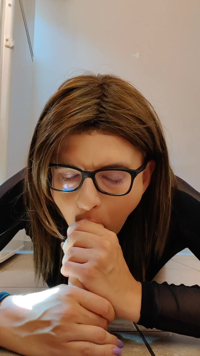 MicziCD: Sperme de gode sur mon visage
