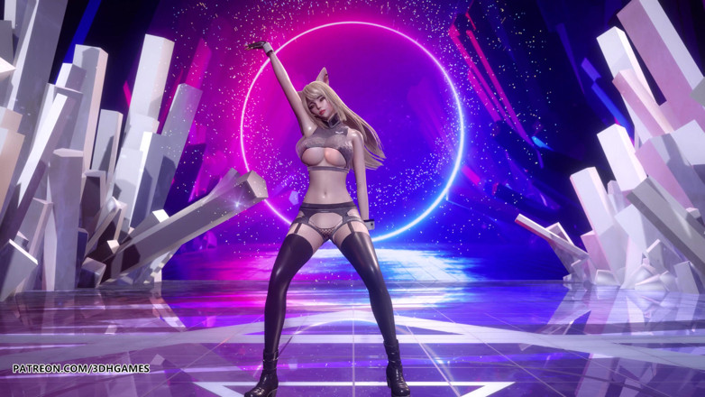 3D-Hentai Games: [MMD] (G)I-DLE - Wilder heißer striptease-tanz Ahri Akali Evelynn Kaisa Liga der...