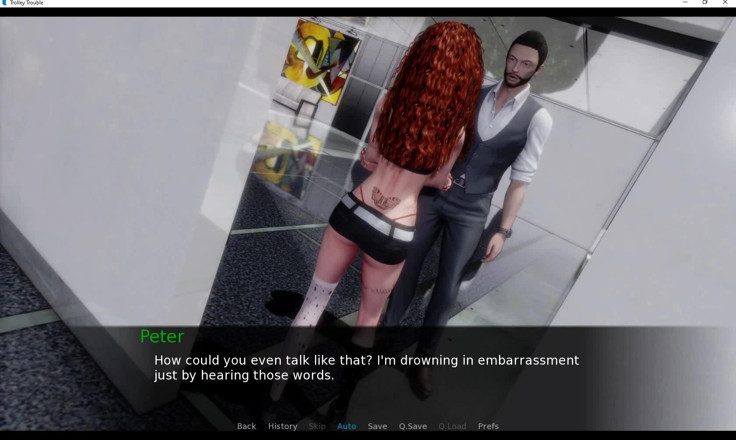 Erotic Krisso: 알몸으로 춤추는 트롤리 트러블 거유 갈색 머리
