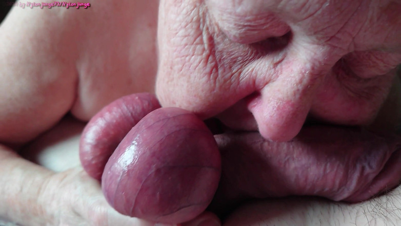 NylonjungeCarmen: Horny Grandma and the Fat Testicles