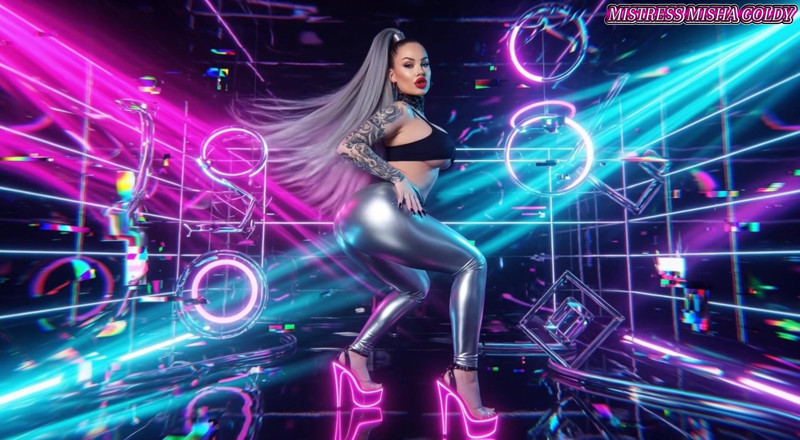 Goddess Misha Goldy: Mój tyłek totalnie wdziera ci się do głowy