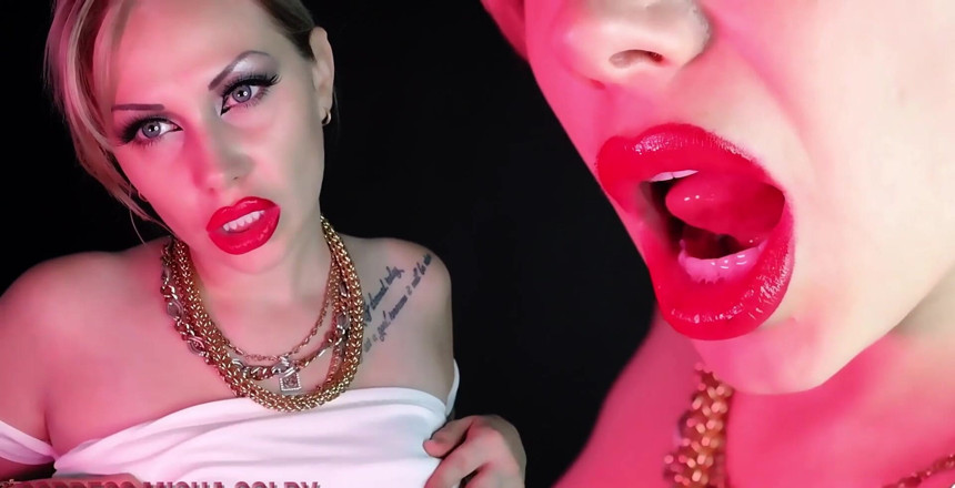 Goddess Misha Goldy: Vou penetrar fundo na sua cabeça e ficar lá para...
