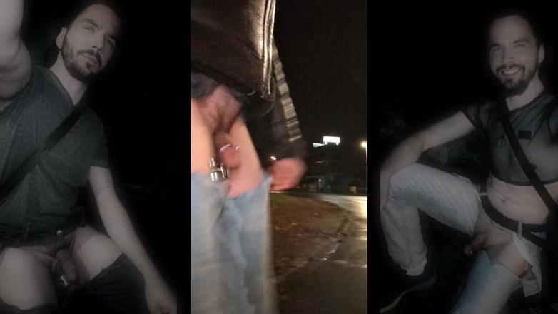 kinkygaynudist: Zerrissener jeansspaziergang - nichts mehr der Fantasie!