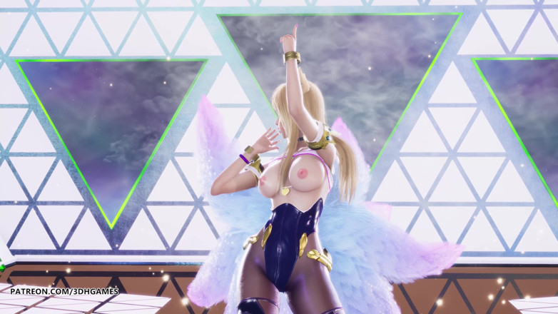 3D-Hentai Games: [mmd] 4 dakika - cilt yukarı ahri seksi striptiz League of Legends...