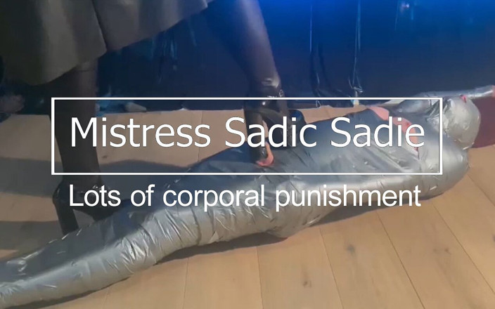 Sadic Sadie: Film Bondage wypełniony upokorzeniem, deptanie, Electro Play i innych zboczonych...