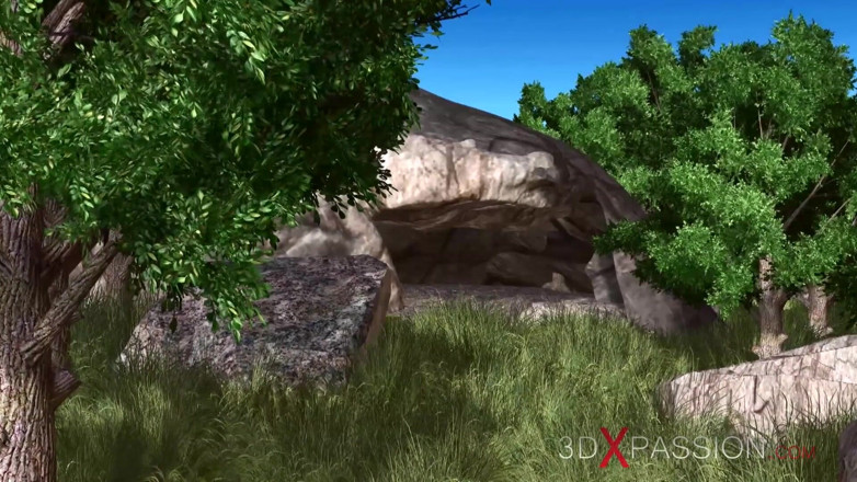 3dxpassion: Polvo duro en el calabozo! Gran Hércules juega con una...