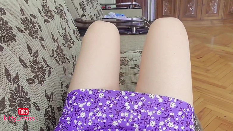 Kitty_Cross: Nahota: Sexy Ladyboy Shemale Sexy tanec před sousedy