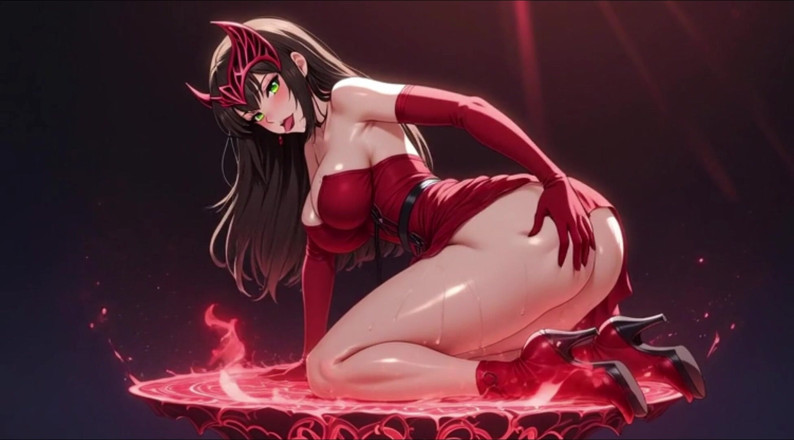 My night collection: Scarlet Witch révèle son côté érotique avec la magie du chaos...