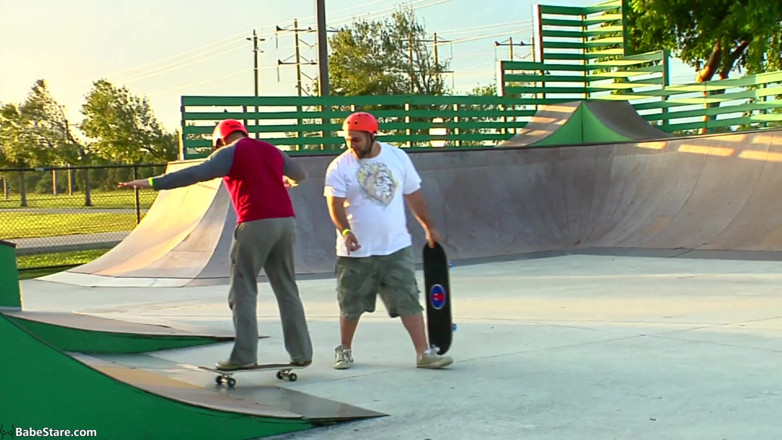 Babe Stare: Teen skater girl wants to get her shaved pussy fucked