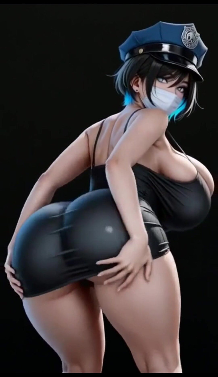 Hot girl dancing: bas ek pulis adhikaari uchhalti gand, ai enimeshan