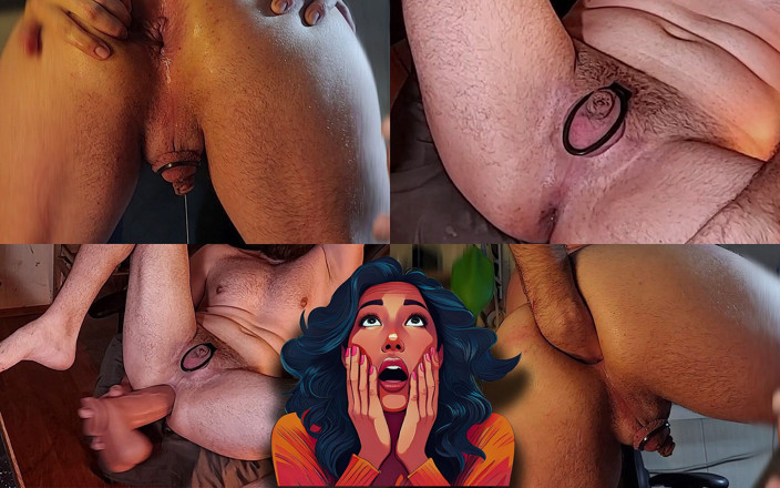 Anal orgasm: Fisting in Fufu keuschheit nach riesendildo