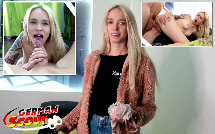 German Scout: German Scout - Skinny Blonde Teen Arteya Seduce to Hard Casting...