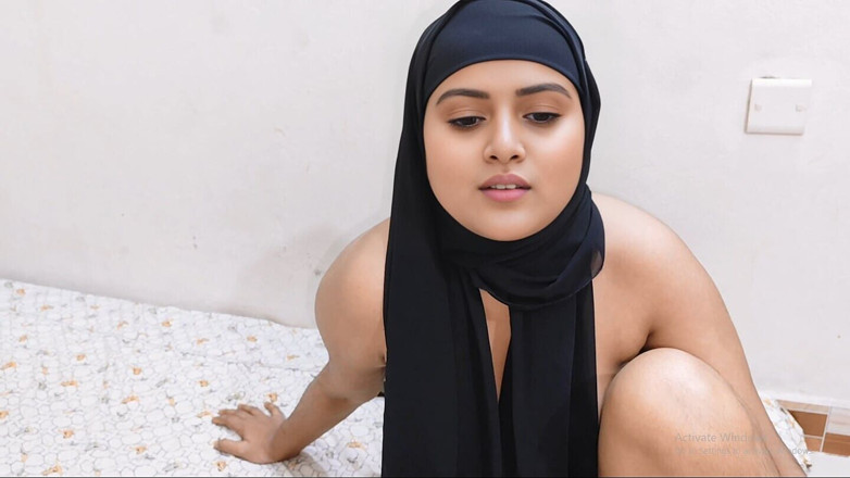 Your-Eshita: Hermosa musulmana hijab india bangla chica apenas follando écita en tiempo...
