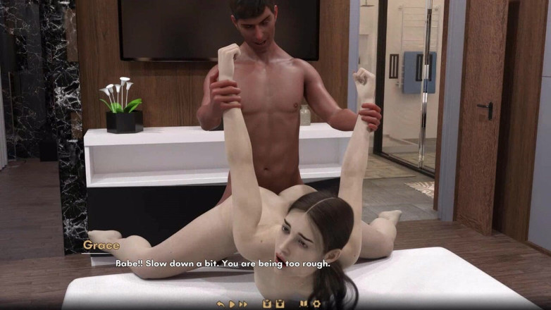 Dirty GamesXxX: Darker: Gest dinlerken ve izlerken kocası ateşli karısını sert sikiyor...