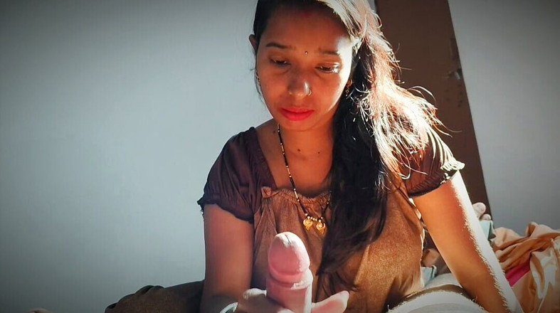 Premi pooja: Desi stiefzus pijpbeurt - voor het eerst nam de oudere zus...