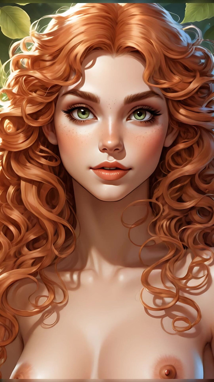 LustRender: Lustrender - estilo cómic desnudo elf girl slideshow - sexy ai fantasy...