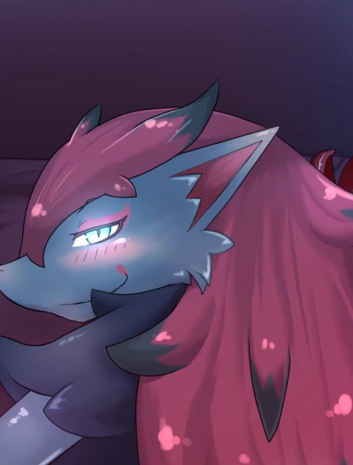 Velvixian 3 Furry: Zoroark x You (kein ton) (pelziger sex)