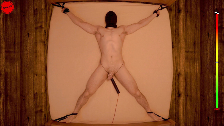 Tommy_1995: Edged to Insanity - 20minutový zdrženlivý edging cudného vibrátoru prostaty
