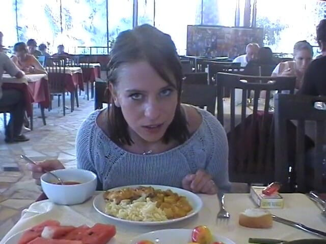 Hot Euro Girls: Teen on vacation with her boyfriend