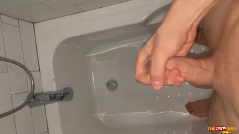 DirtyAndyPrivate: Küvette hızlı bir şekilde elle muamele