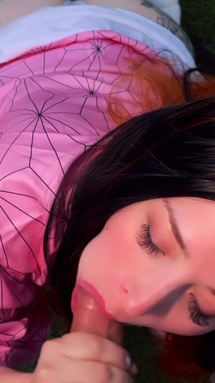 Kate jenn: Big Tits Cosplay Nezuko (demon Slayer Hentai)