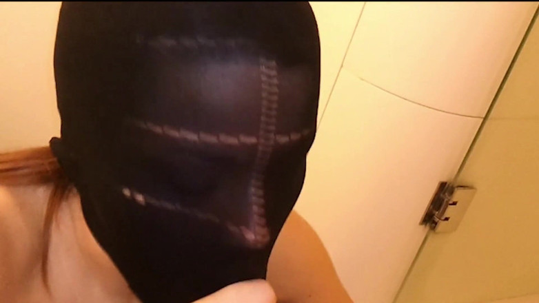 Nylon Xtreme: Hotel blasen mit strumpfhosenmaske