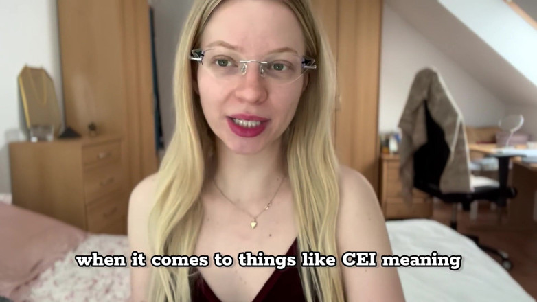 Goddess BellaRae: How to Deal with Post Nut Clarity (cei)