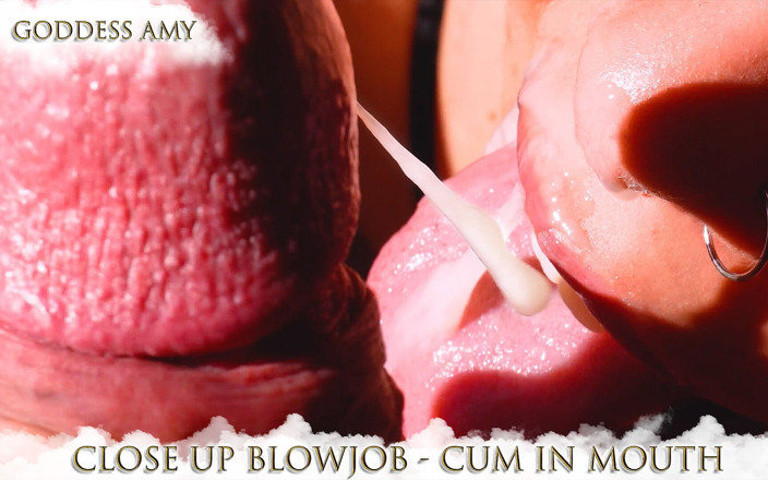 CoupleHart: Close-up do boquete Cum in Mouth - brasileira Puta Amy Hart