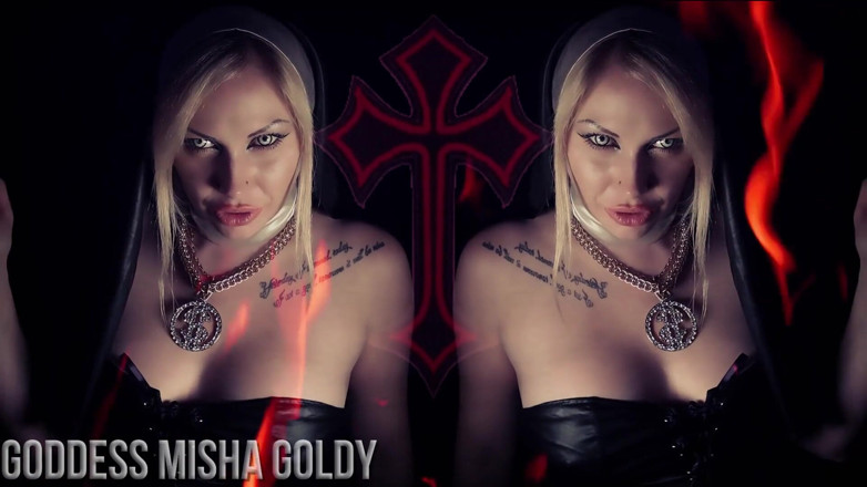 Goddess Misha Goldy: Vei fi în iad dacă sunt motivul tău să te masturbezi