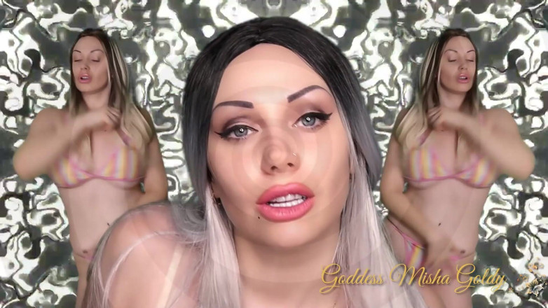 Goddess Misha Goldy: Hipnotizante lavado de mente &amp; ASMR! ¡Esclavitud mental suave y seductora! JOI