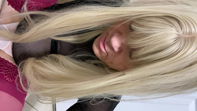 MadisonCD2025: Sluttty crossdresser Madison CD одягає макіяж, щоб піти грати з членом і пиздою