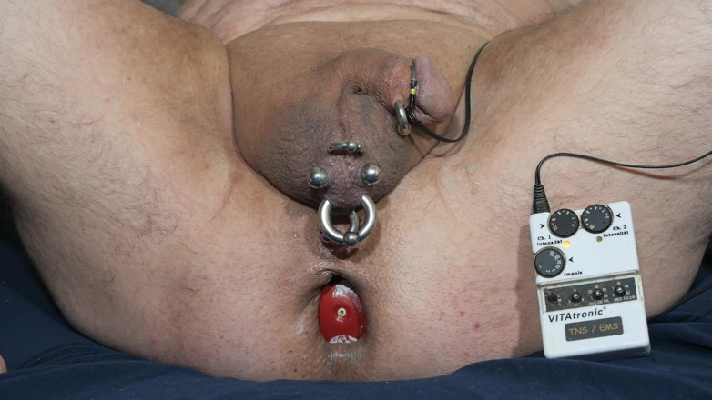 Qualzucht: Contrações no orgasmo anal em close-up