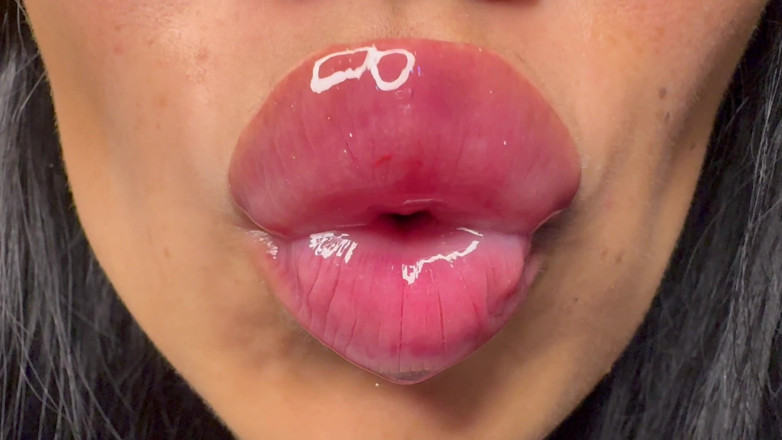 Asmr_mouth: Białe cumropes jako My Lipgloss