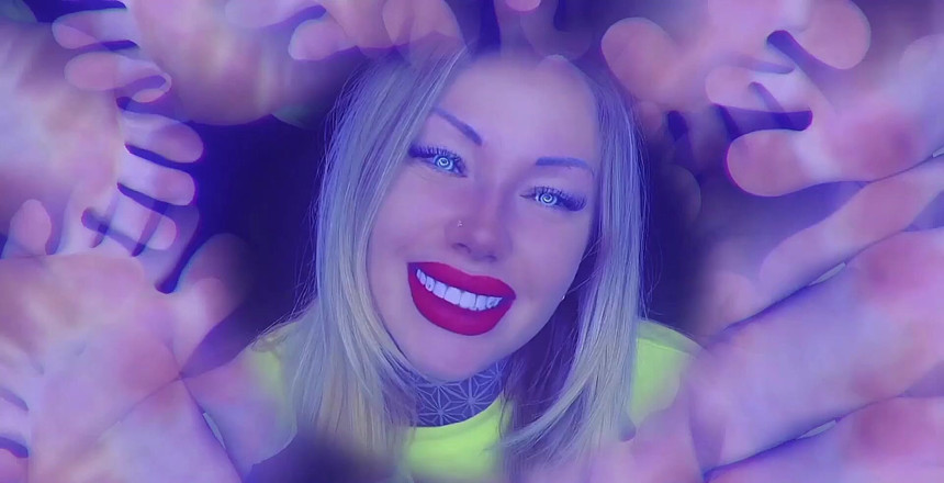 Goddess Misha Goldy: Asmr envoûtant ! Suivez la spirale des pieds ! Coaching masturbatoire, je...